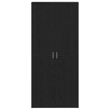 Schuhschrank Schwarze Eiche 80x39x180 cm Holzwerkstoff