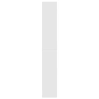 Weißes Bücherregal Weiß Holzwerkstoff 80 x 30 x 198 cm Stauraum