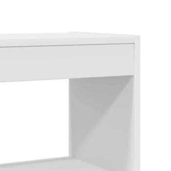 Weißes Bücherregal Weiß Holzwerkstoff 80 x 30 x 198 cm Stauraum