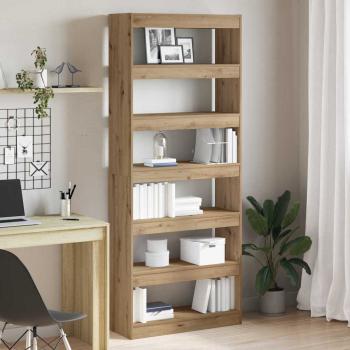 ARDEBO.de - Artisan Eichenbücherregal Artisan Eiche Holzwerkstoff