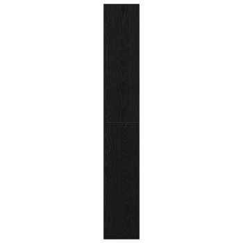 Bücherregal Schwarz Eichen-Optik 80 x 30 x 198 cm Holzwerkstoff