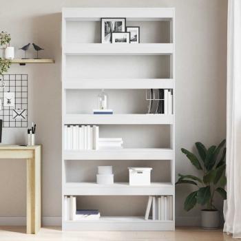 Weißes Bücherregal Weiß Hochwertiger Holzwerkstoff