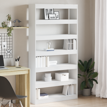 Weißes Bücherregal Weiß Hochwertiger Holzwerkstoff
