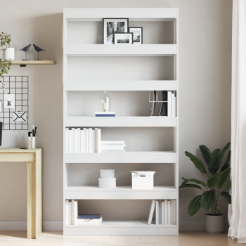 Weißes Bücherregal Weiß Hochwertiger Holzwerkstoff