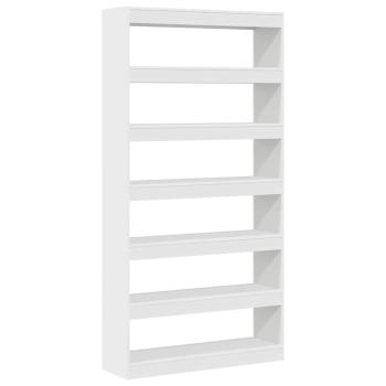 Weißes Bücherregal Weiß Hochwertiger Holzwerkstoff