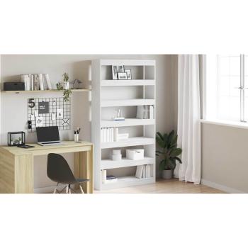 Weißes Bücherregal Weiß Hochwertiger Holzwerkstoff