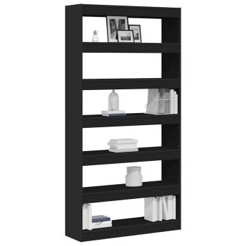Bücherregal Schwarz Holzwerkstoff 100 x 30 x 198 cm Bücherregal