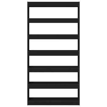 Bücherregal Schwarz Holzwerkstoff 100 x 30 x 198 cm Bücherregal