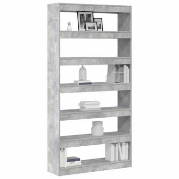 Bücherregal Grau Holzwerkstoff 100 x 30 x 198 cm Rechteckig