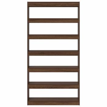 Bücherregal Braune Eiche Holzwerkstoff 100 x 30 x 198 cm