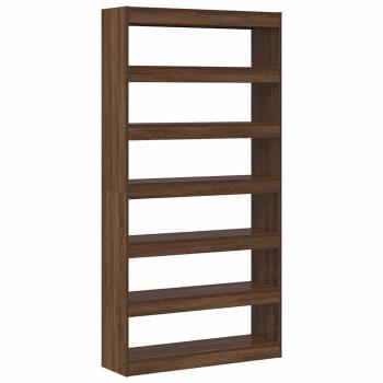 Bücherregal Braune Eiche Holzwerkstoff 100 x 30 x 198 cm