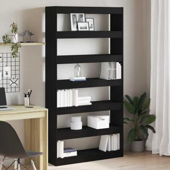 ARDEBO.de - Bücherregal Schwarze Eiche Material 100 x 30 x 198 cm Regale