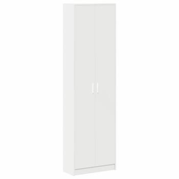 Kleiderschrank Weiß 55x25x189 cm Holzwerkstoffe