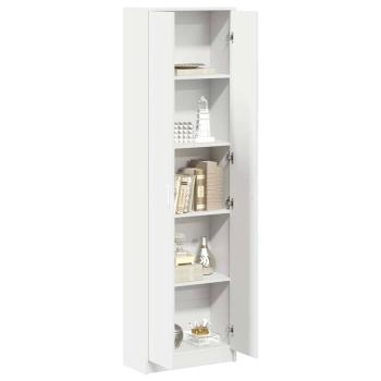 Kleiderschrank Weiß 55x25x189 cm Holzwerkstoffe