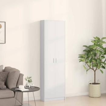 Kleiderschrank Weiß 55x25x189 cm Holzwerkstoffe