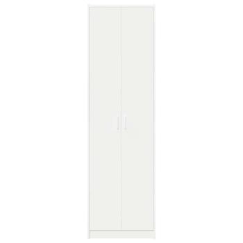 Kleiderschrank Weiß 55x25x189 cm Holzwerkstoffe