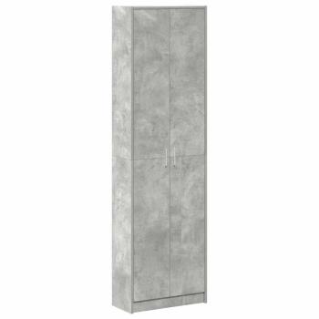 Kleiderschrank Betongrau 55x25x189 cm Spanplatte