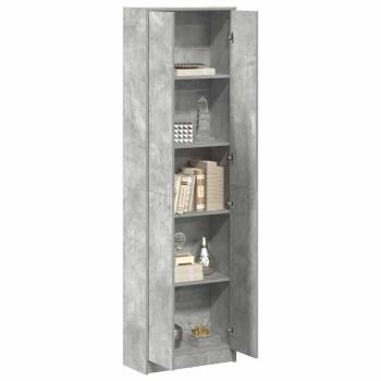 Kleiderschrank Betongrau 55x25x189 cm Spanplatte