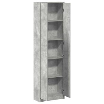 Kleiderschrank Betongrau 55x25x189 cm Spanplatte