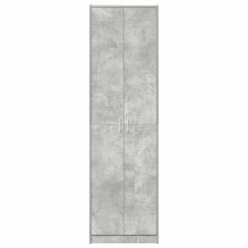 Kleiderschrank Betongrau 55x25x189 cm Spanplatte