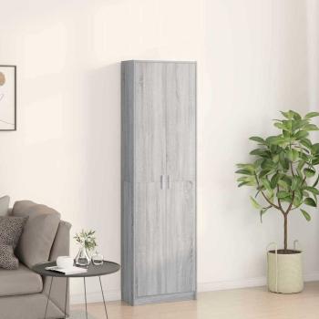 Kleiderschrank Grauer Sonoma 55x25x189 cm Holzwerkstoff