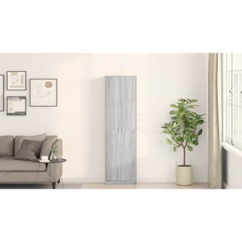 Kleiderschrank Grauer Sonoma 55x25x189 cm Holzwerkstoff