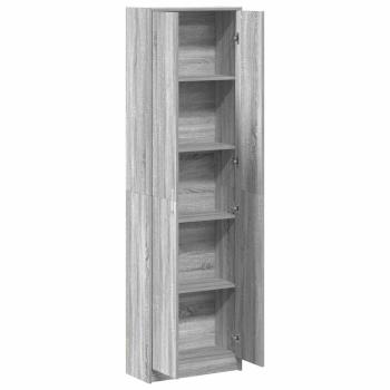 Kleiderschrank Grauer Sonoma 55x25x189 cm Holzwerkstoff