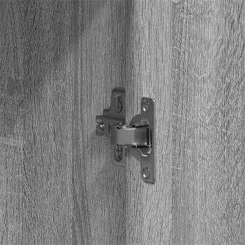 Kleiderschrank Grauer Sonoma 55x25x189 cm Holzwerkstoff