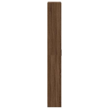 Kleiderschrank Braun Eiche 55x25x189 cm Holzwerkstoff