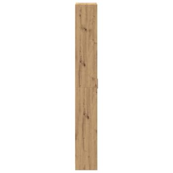 Kleiderschrank Kunststeineiche 55x25x189 cm Holzwerkstoff