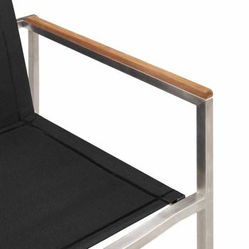 5-teiliges Garten Esszimmer Set Massivholz Teak, Outdoor Esstisch 150x90x75 cm Massivholz Teak