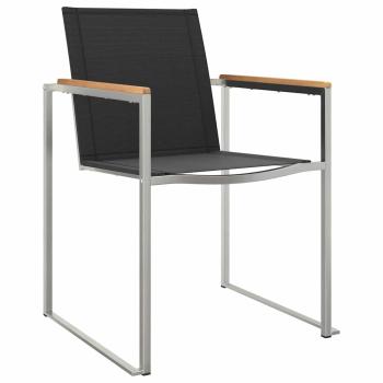 5-teiliges Garten Esszimmer Set Massivholz Teak, Outdoor Esstisch 150x90x75 cm Massivholz Teak