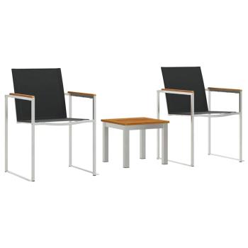 Essstühle 2 Stück Grau 60x56x85 cm Massivholz Akazie