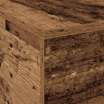 Stauraumbettgestell Altes Holz 120x200 cm