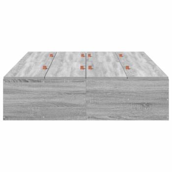 Stauraum-Bettgestell Grau Sonoma 120x190 cm