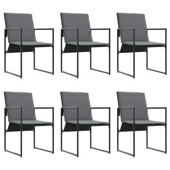 13-teiliges Garten-Esszimmer-Set mit Auflagen aus Stahl und Textilene