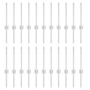 ARDEBO.de - Zaunpfosten 22 Stk. U-Kanal Silber 80 cm Stahl