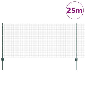 Hühnerdraht Gartenzaunset Set aus 2 Grün Verzinkter Stahl