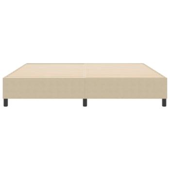 Boxspringbett Hellgrün Grau 200x200 cm Cordstoff