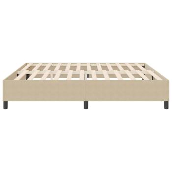 Boxspringbett Hellgrün Grau 200x200 cm Cordstoff