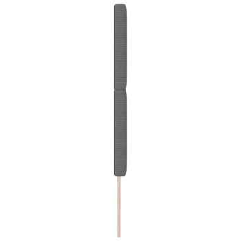 Kopfteil Einfarbig Hellgrau 140 cm Cordstoff