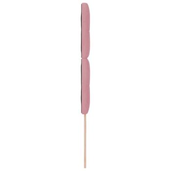 Kopfteil mit Knopfheftung Rosa 80 cm Samt