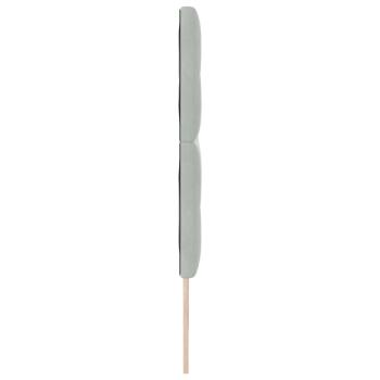 Kopfteil mit Knopfheftung Hellgrau 180 cm Samt