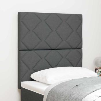 ARDEBO.de - Kopfteil Diamantblock Design Dunkelgrau 80 cm Stoff, Kopfteil Diamantblock Design Dunkelgrau 160 cm Stoff