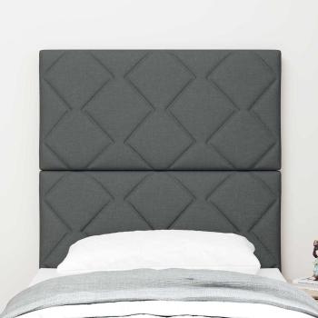 Kopfteil Diamantblock Design Dunkelgrau 80 cm Stoff, Kopfteil Diamantblock Design Dunkelgrau 160 cm Stoff