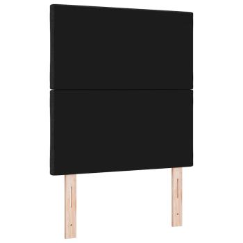 Kopfteil mit Diamantblockmuster Schwarz 80 cm Stoff, Kopfteil mit Diamantblockmuster Schwarz 160 cm Stoff