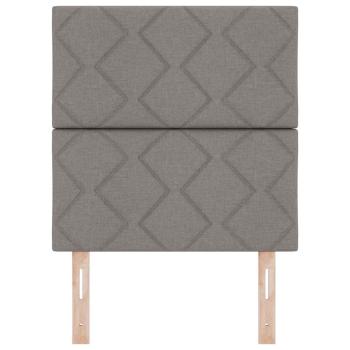 Kopfteil Diamantblöcke Design Taupe 80 cm Stoff, Kopfteil Diamantblöcke Design Taupe 160 cm Stoff
