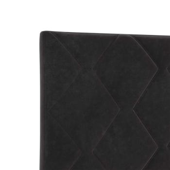 Kopfteil mit Diamantblock-Design in Schwarz, 80 cm Samt, Kopfteil mit Diamantblock-Design in Schwarz, 160 cm Samt
