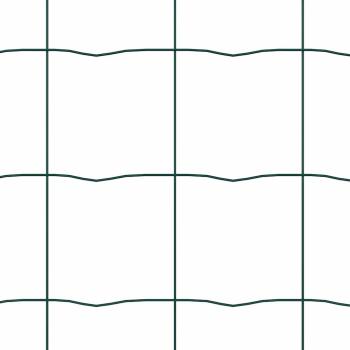 Euro Zaun Set mit 2 Grün Pulverbeschichteter Stahl 10 x 1,2 m