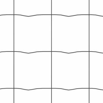 Euro Zaun mit 7 Pfosten 0.4x10 m Verzinkter Stahl Grau